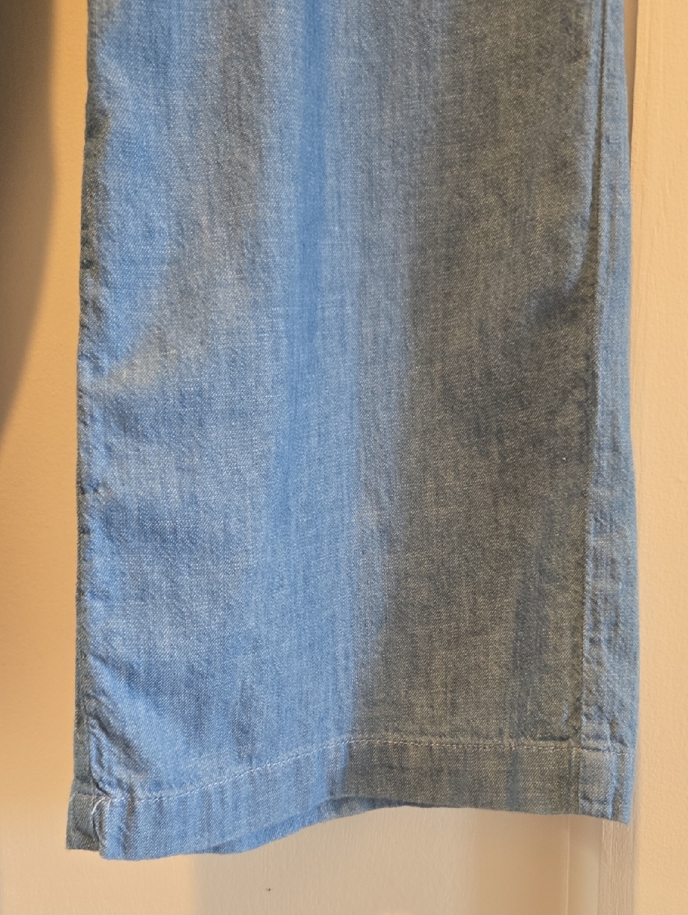 Liverpool Blue Chambray Drawstring Trousers - Picture 7 of 13